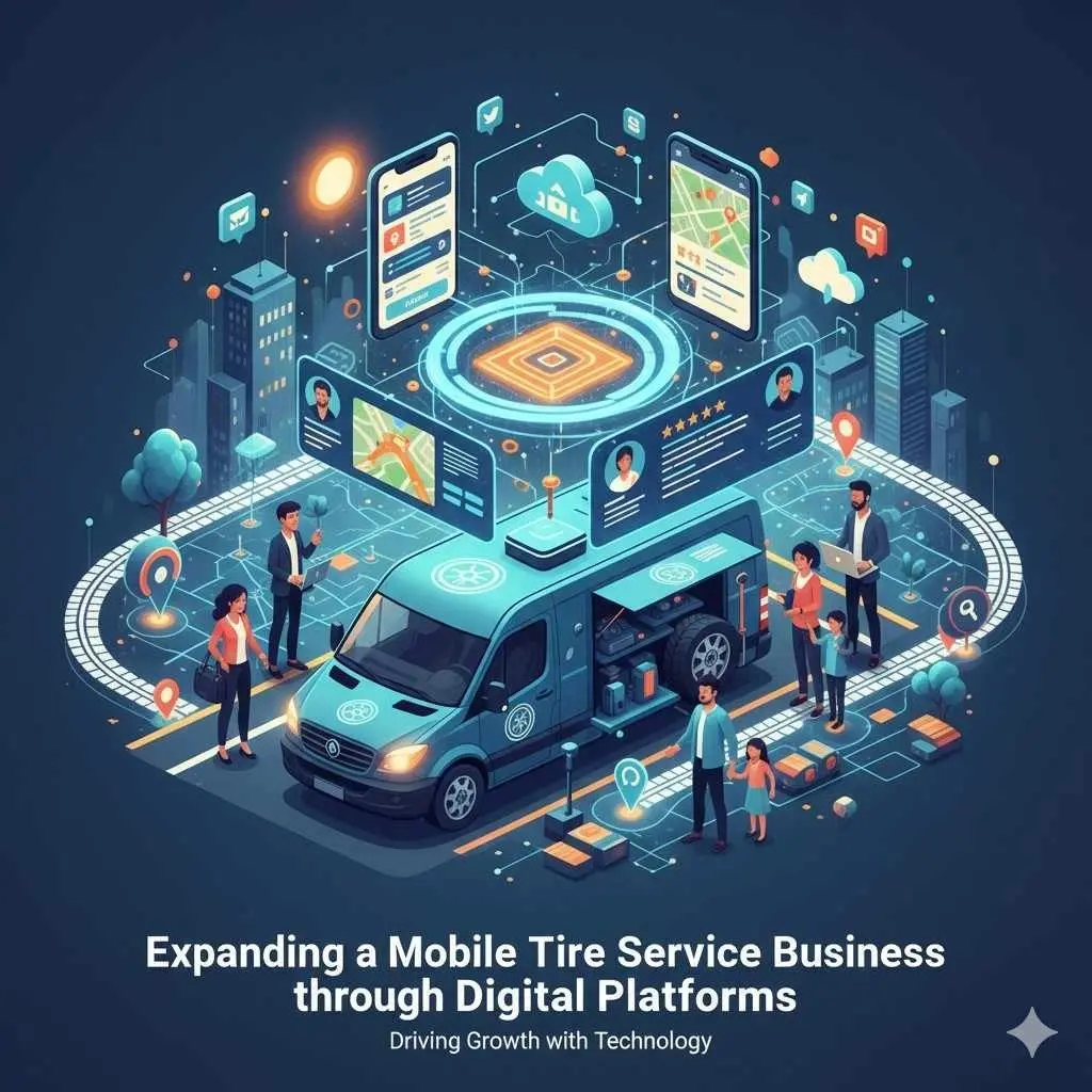Expanding a Mobile Tire Service Business through Digital Platforms